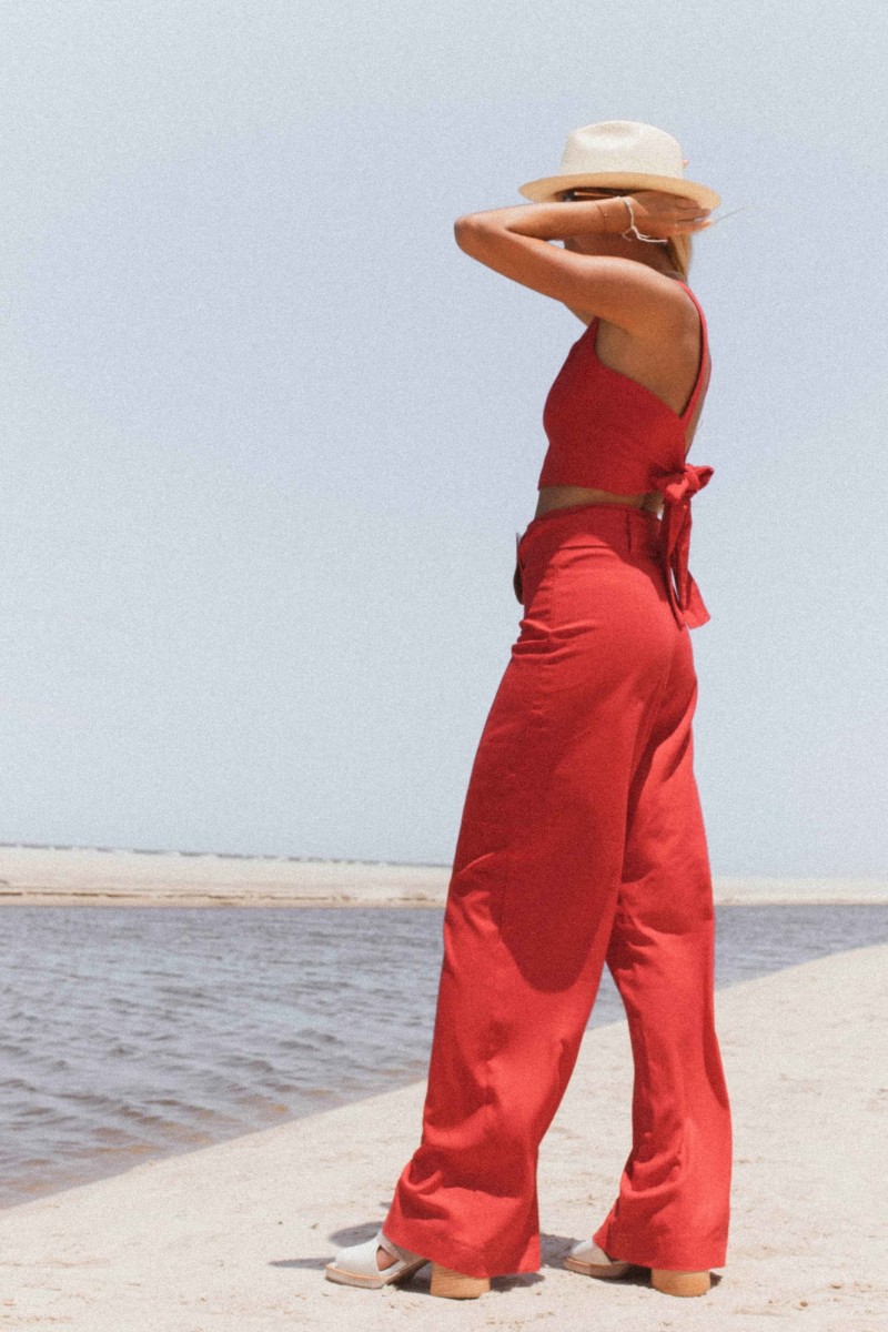 Pantalon Chiara Rojo